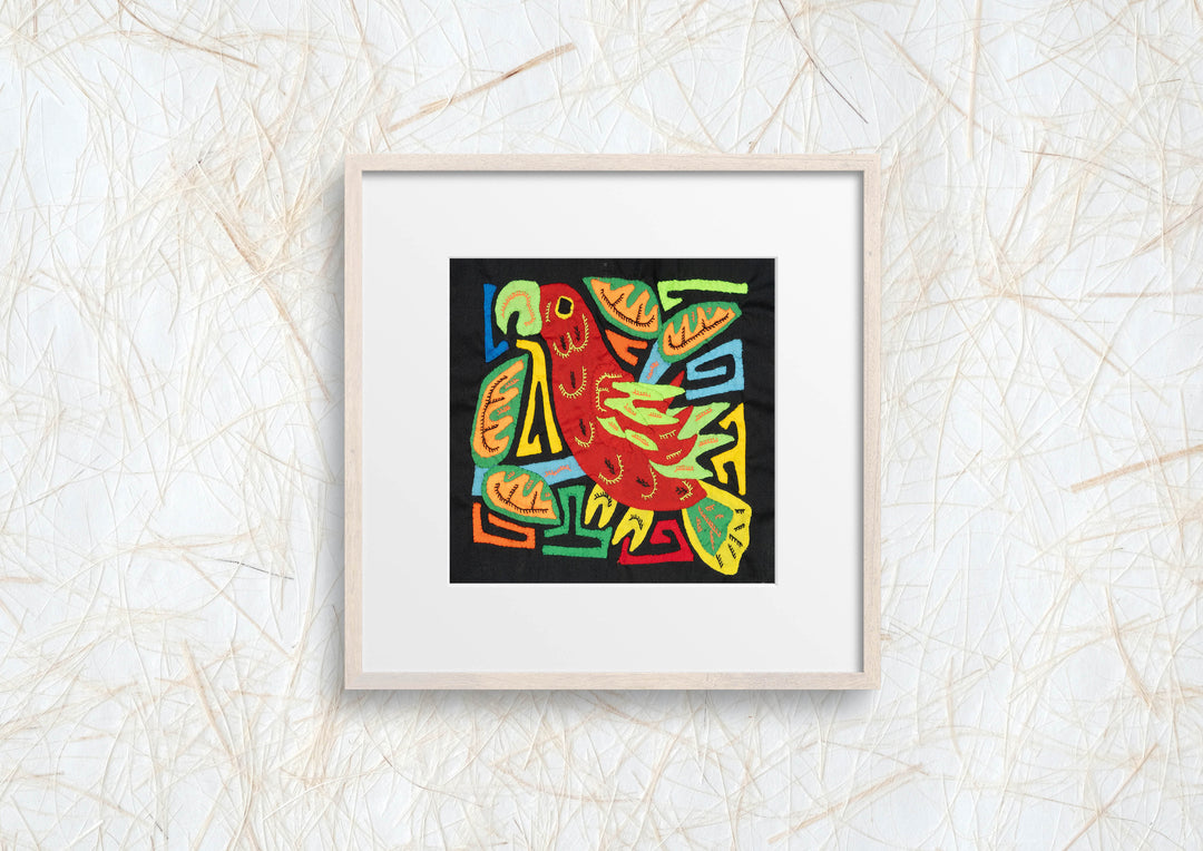 Multicolor Orange And Red Bird Molita