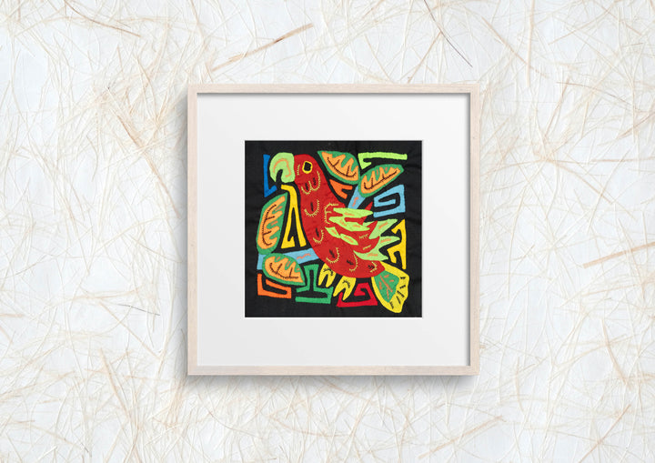 Multicolor Orange And Red Bird Molita