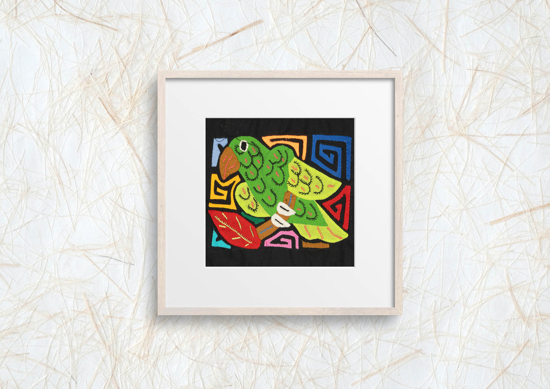 Multicolor Red And Green Bird Molita