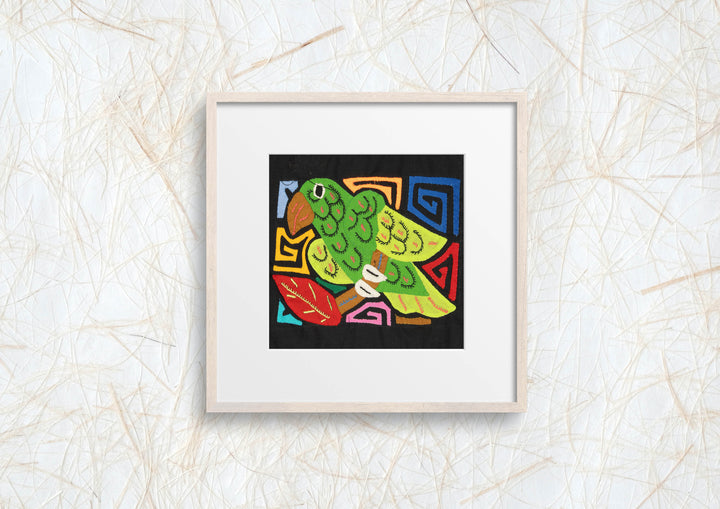 Multicolor Red And Green Bird Molita