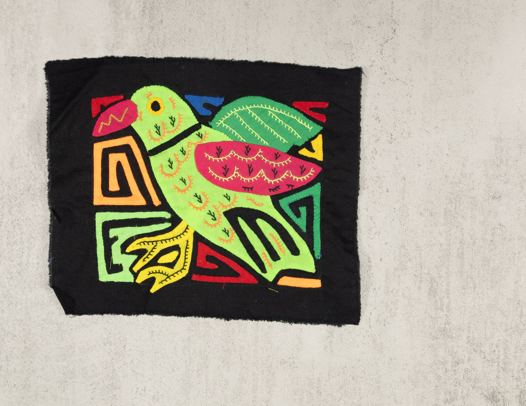 Multicolor Green And Red Bird Molita