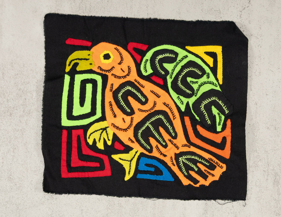 Multicolor Orange And Green Bird Molita
