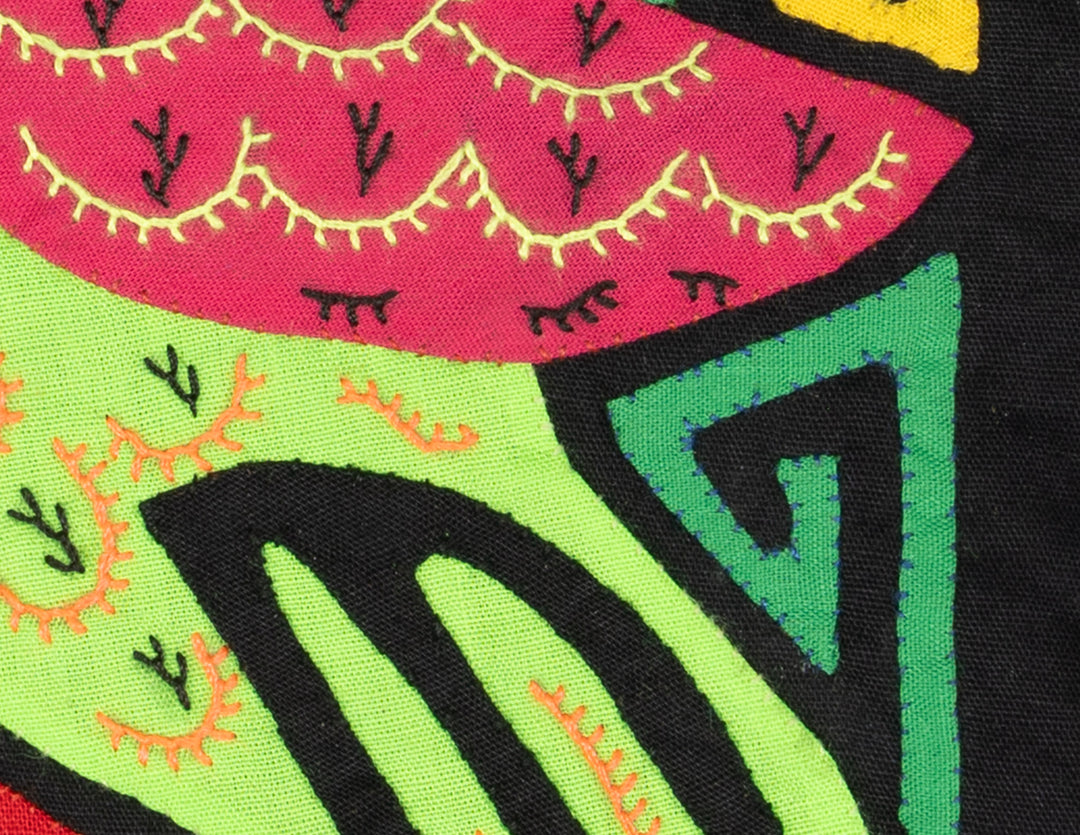 Multicolor Green And Red Bird Molita