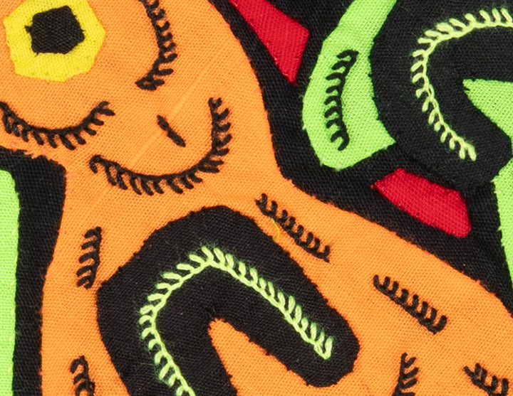 Multicolor Orange And Green Bird Molita