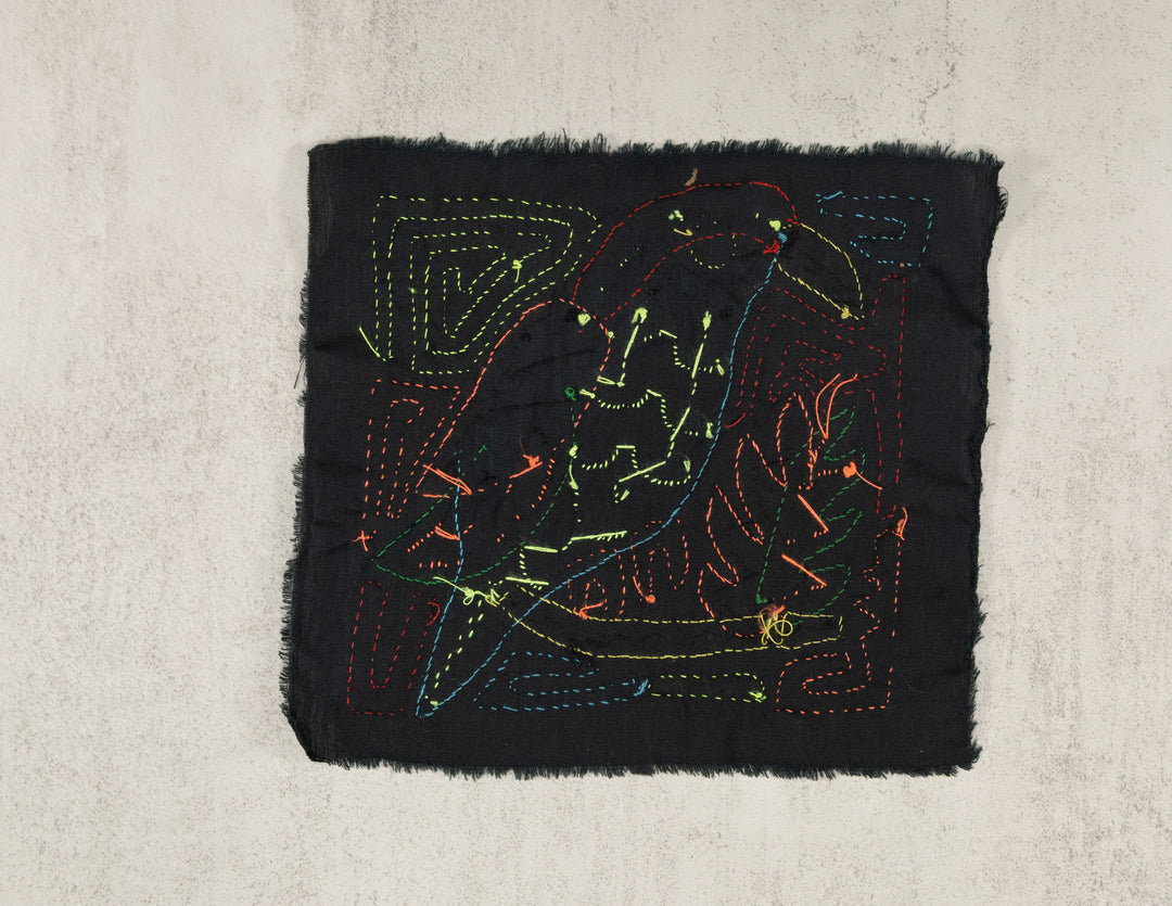 Multicolor Orange Red And Blue Bird Molita