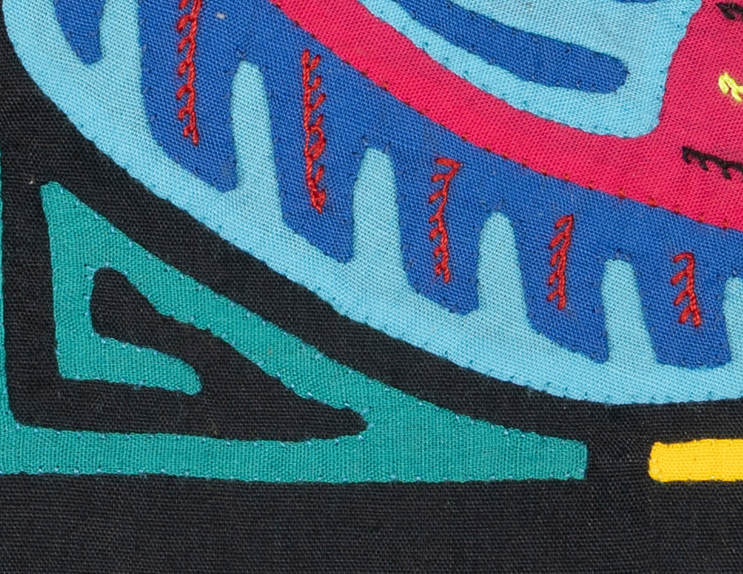 Multicolor Blue And Red Bird Molita