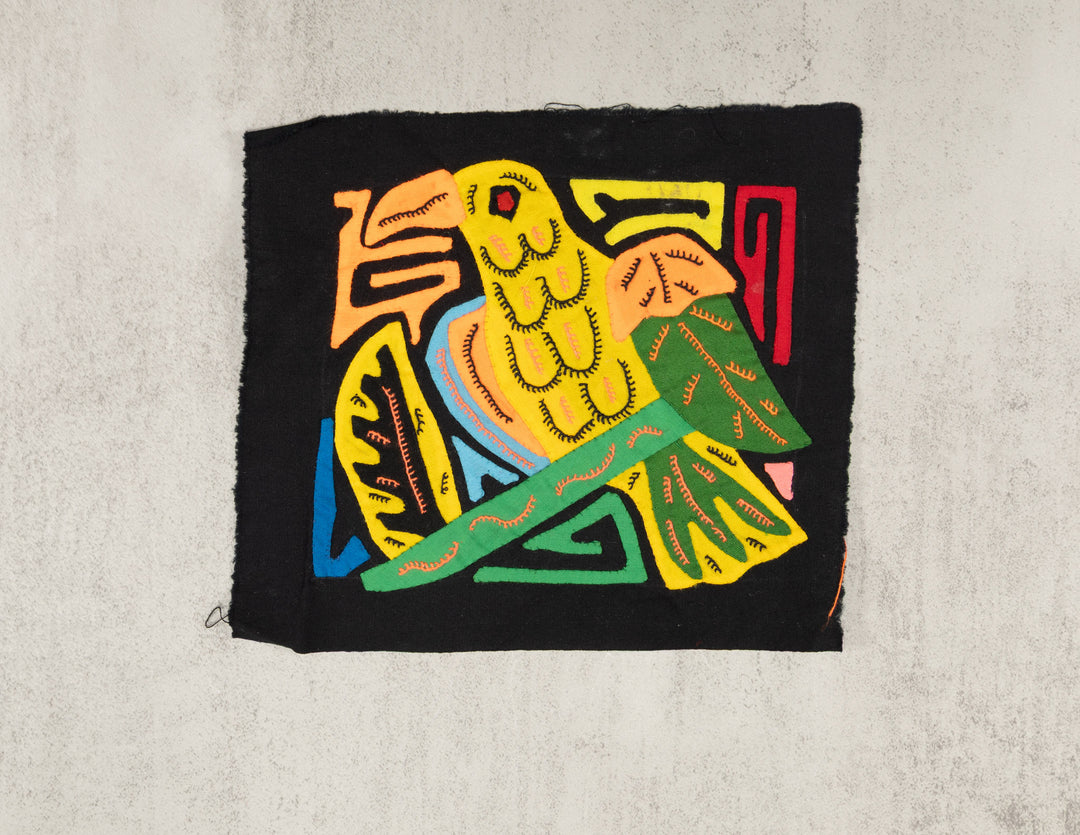 Multicolor Yellow Green And Orange Bird Molita