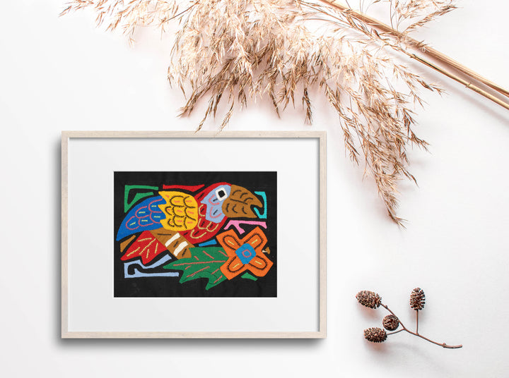 Multicolor Red Yellow And Blue Bird Molita