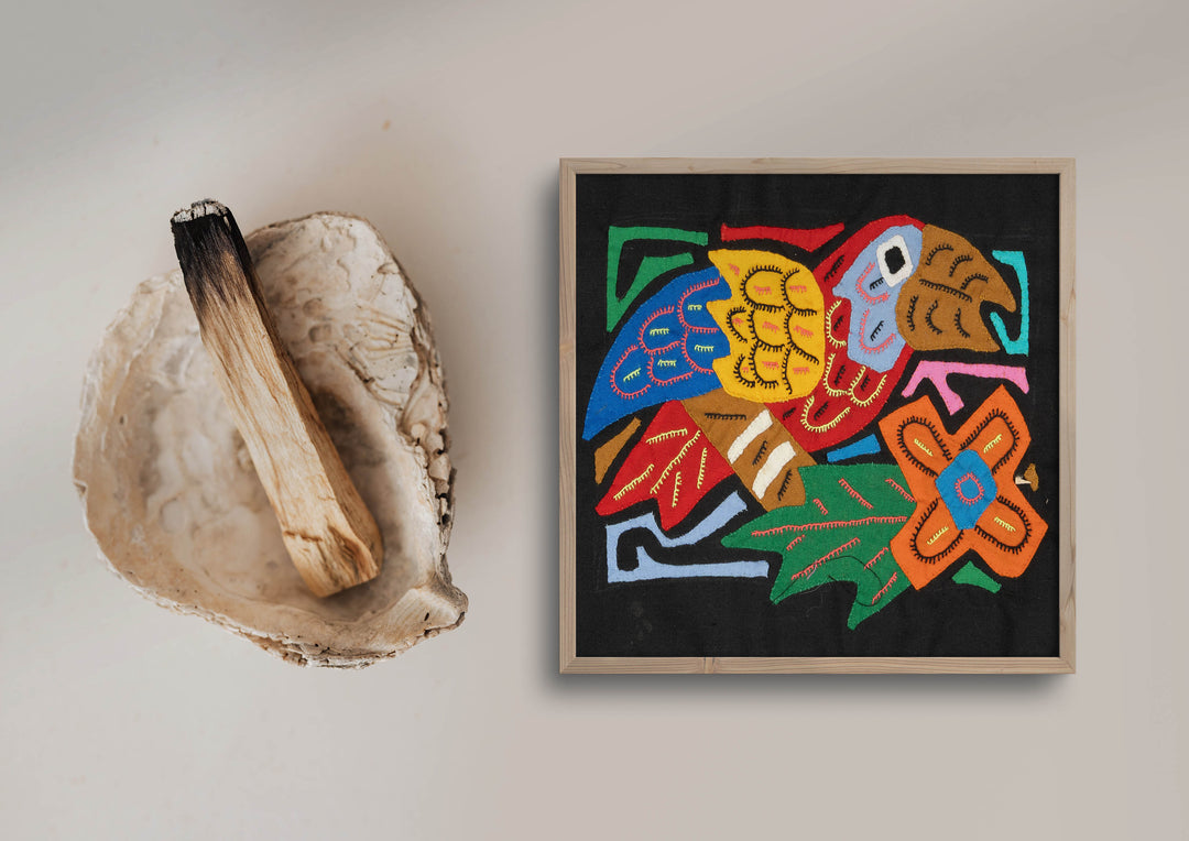 Multicolor Red Yellow And Blue Bird Molita