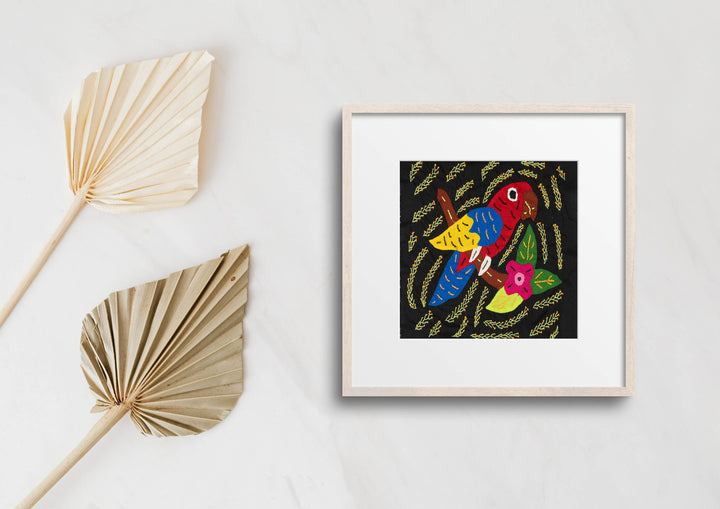 Multi-Color Parrot Bird Red And Blue Molita