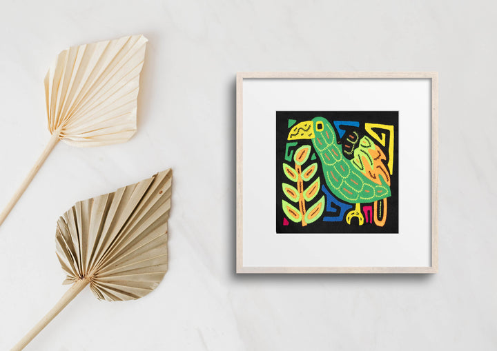 Multicolor Orange And Green Bird Molita