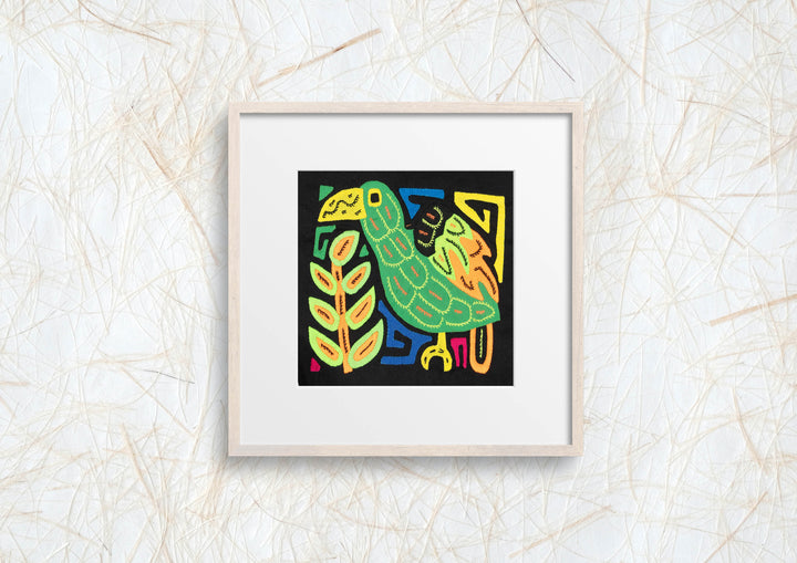 Multicolor Orange And Green Bird Molita