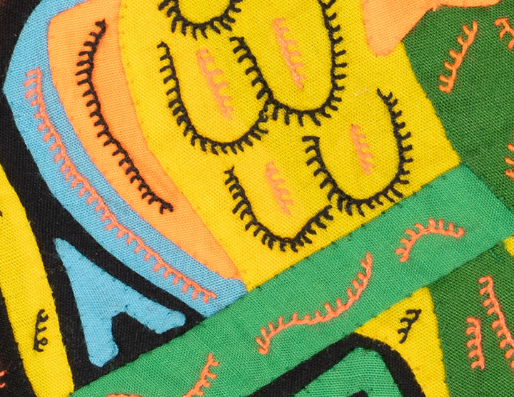 Multicolor Yellow Green And Orange Bird Molita