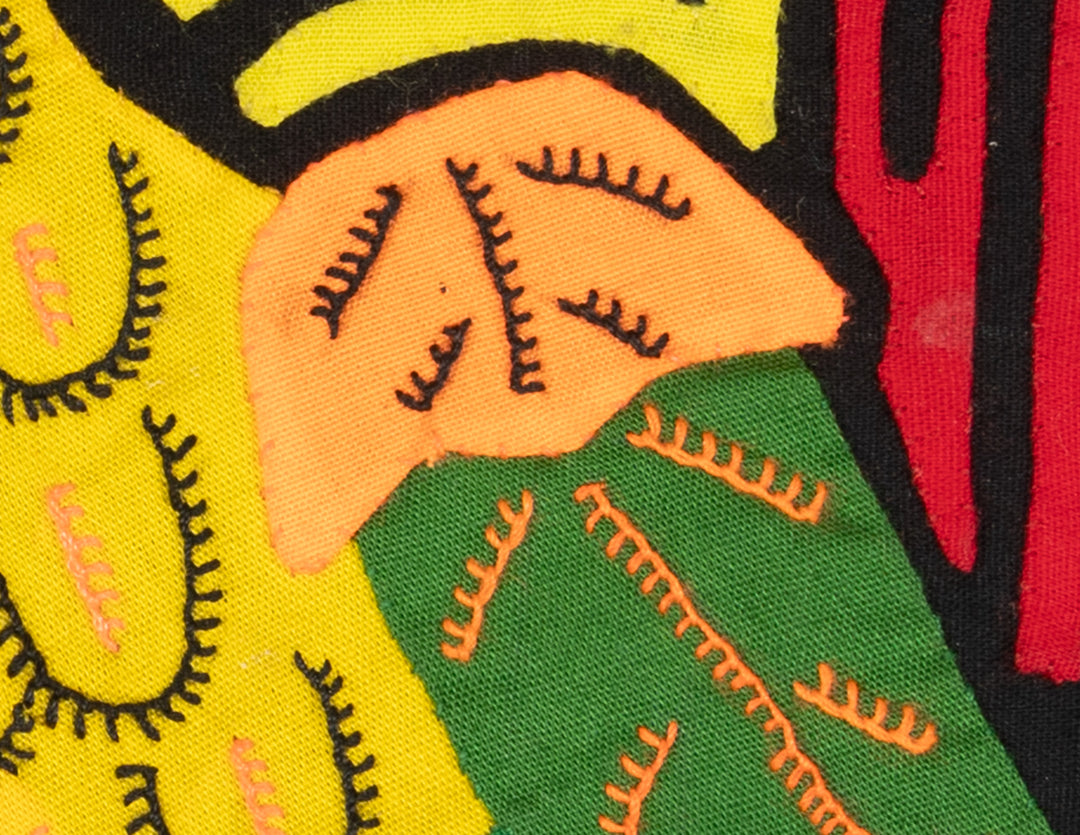 Multicolor Yellow Green And Orange Bird Molita