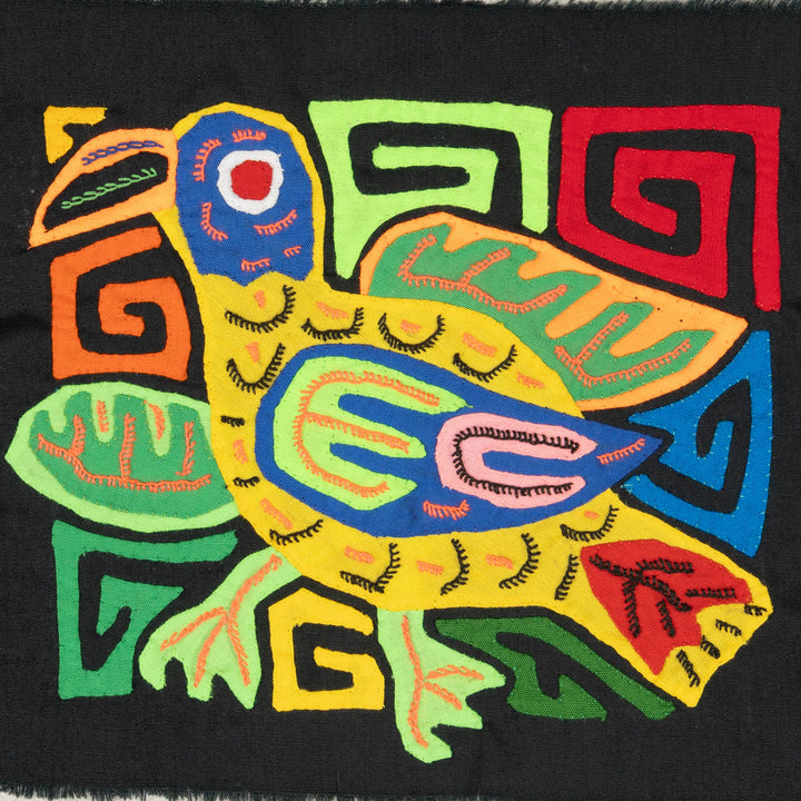 Multicolor Yellow Blue And Green Bird Molita