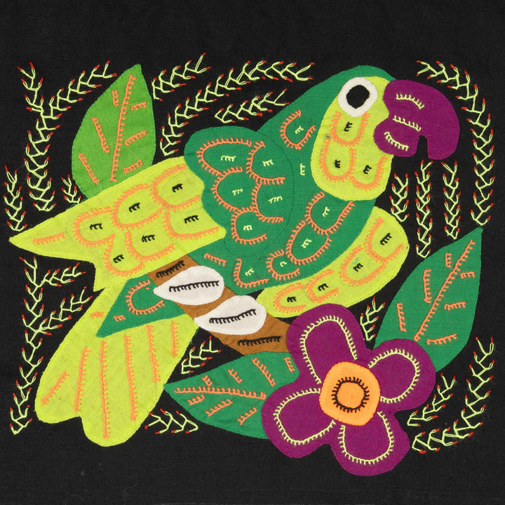 Multi-Color Parrot Bird Green And Purple Molita