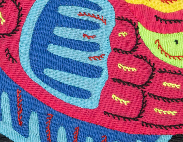 Multicolor Blue And Red Bird Molita