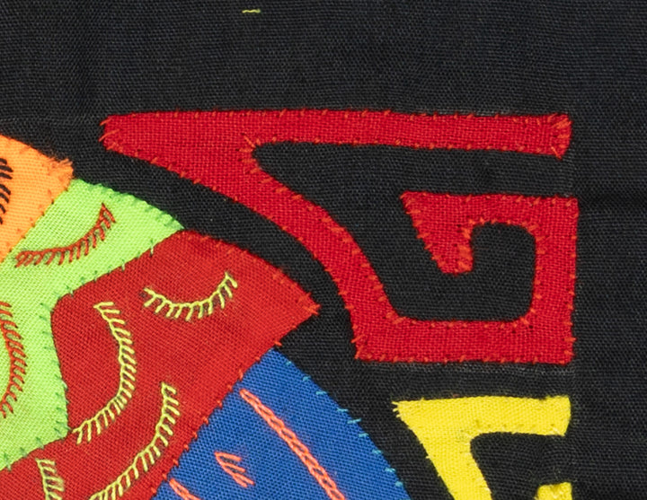 Multicolor Green And Orange Bird Molita