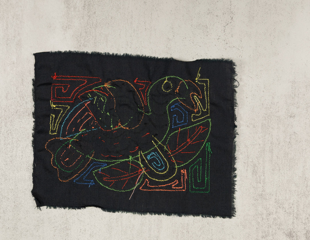 Multicolor Green And Orange Bird Molita