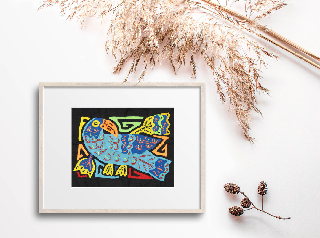 Multicolor Orange Yellow And Blue Bird Molita