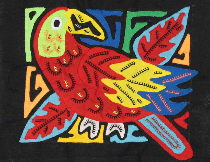 Multicolor Red And Blue Bird Molita