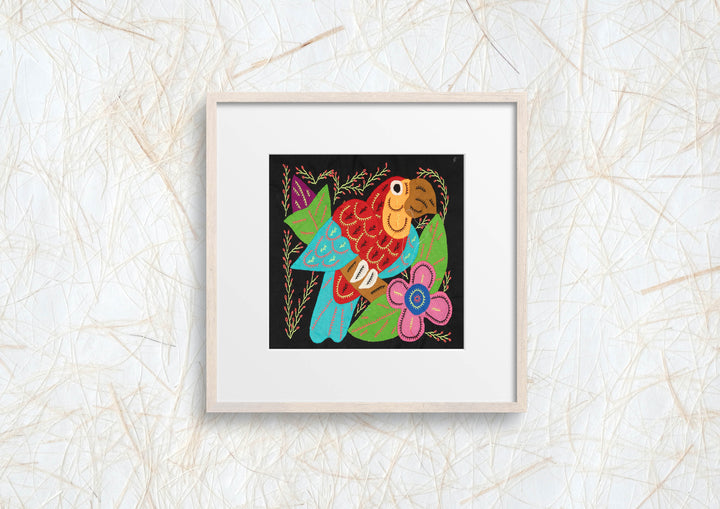 Multi-Color Parrot Bird Red And Blue Molita