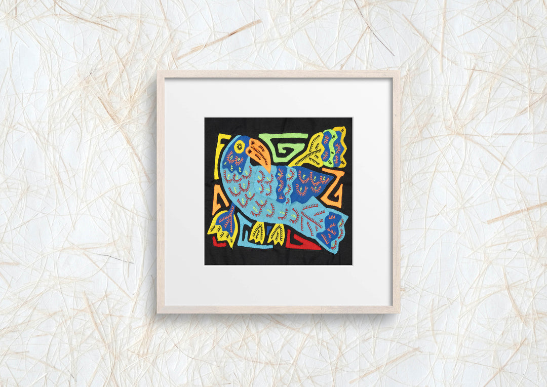 Multicolor Orange Yellow And Blue Bird Molita