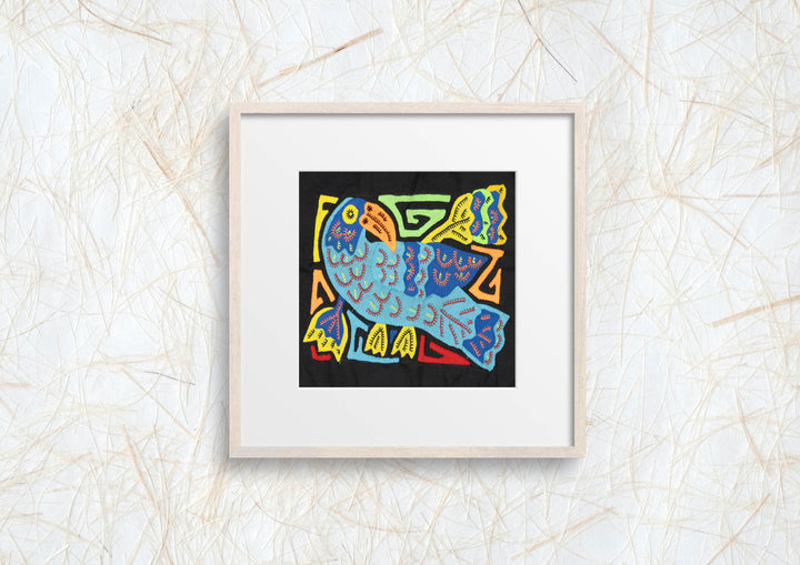 Multicolor Orange Yellow And Blue Bird Molita