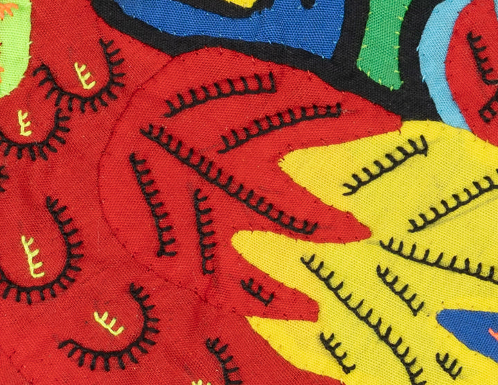 Multicolor Red And Blue Bird Molita