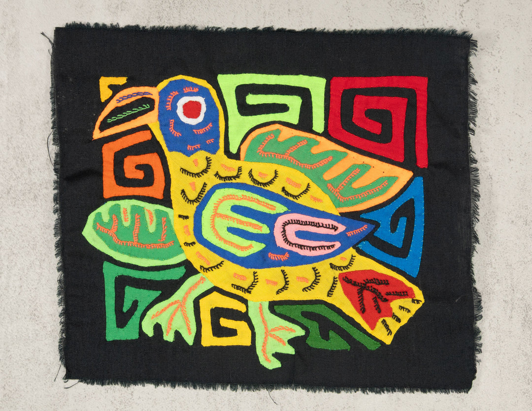 Multicolor Yellow Blue And Green Bird Molita