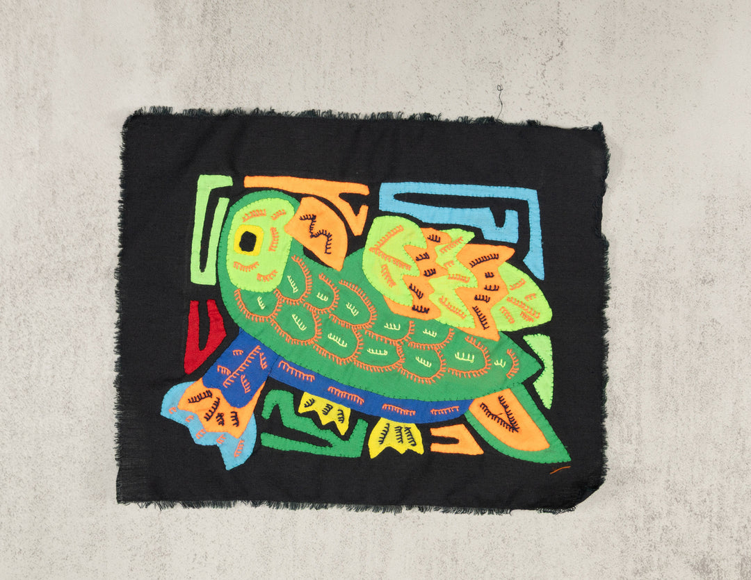 Multicolor Green And Orange Bird Molita