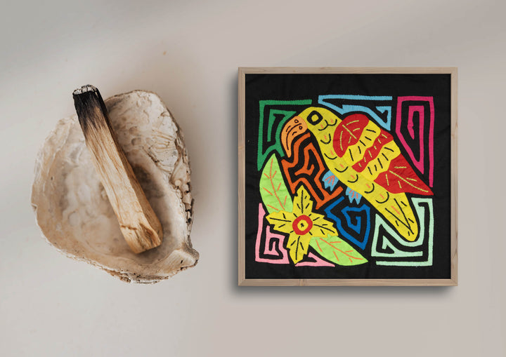 Multi-Color Bird Red And Yellow Molita