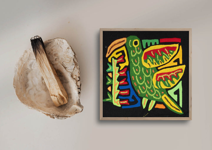 Multicolor Red Yellow And Green Bird Molita