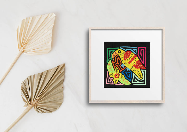 Multi-Color Bird Red And Yellow Molita