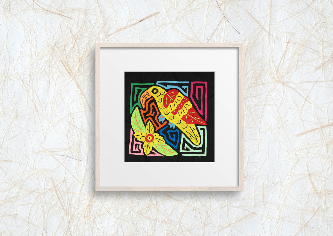 Multi-Color Bird Red And Yellow Molita