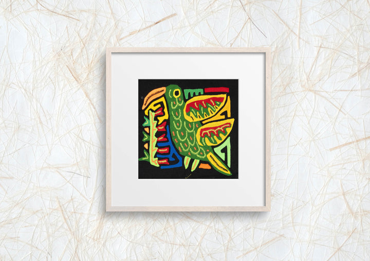 Multicolor Red Yellow And Green Bird Molita