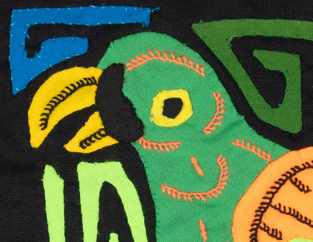 Multicolor Orange And Green Bird Molita