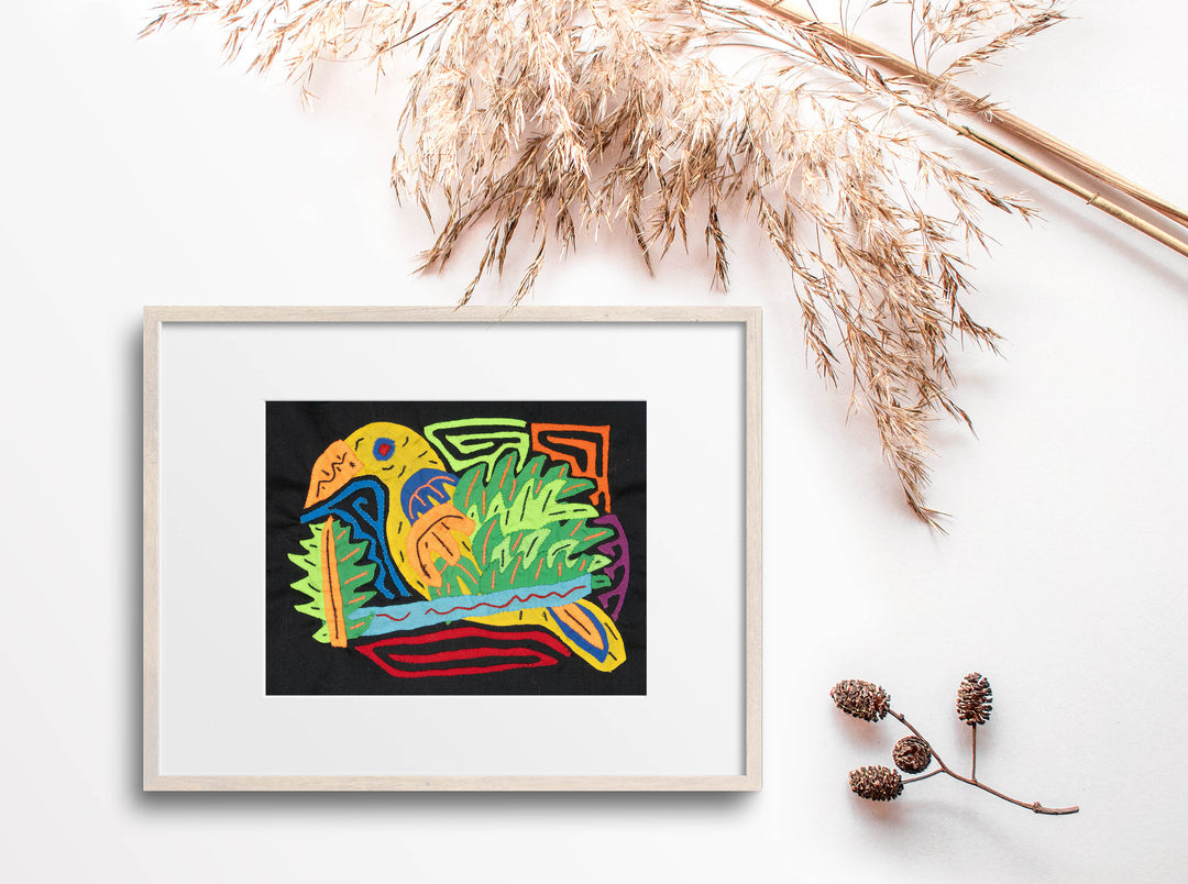 Multicolor Green Orange And Yellow Molita