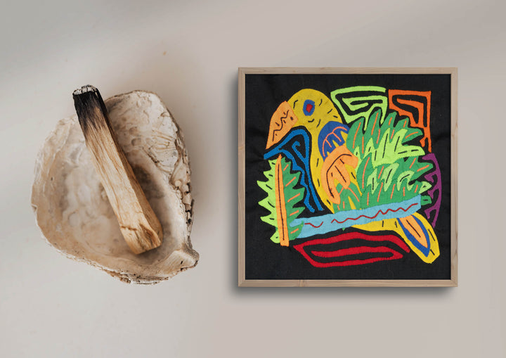 Multicolor Green Orange And Yellow Molita