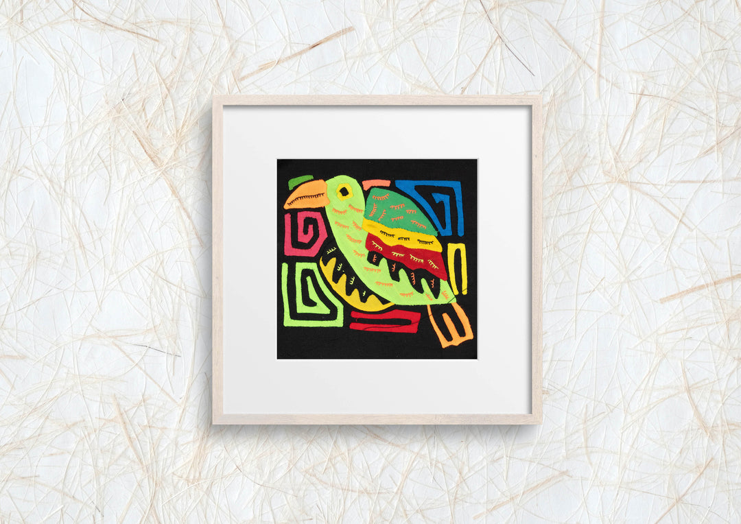 Multicolor Orange And Green Bird Molita