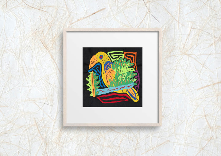 Multicolor Green Orange And Yellow Molita