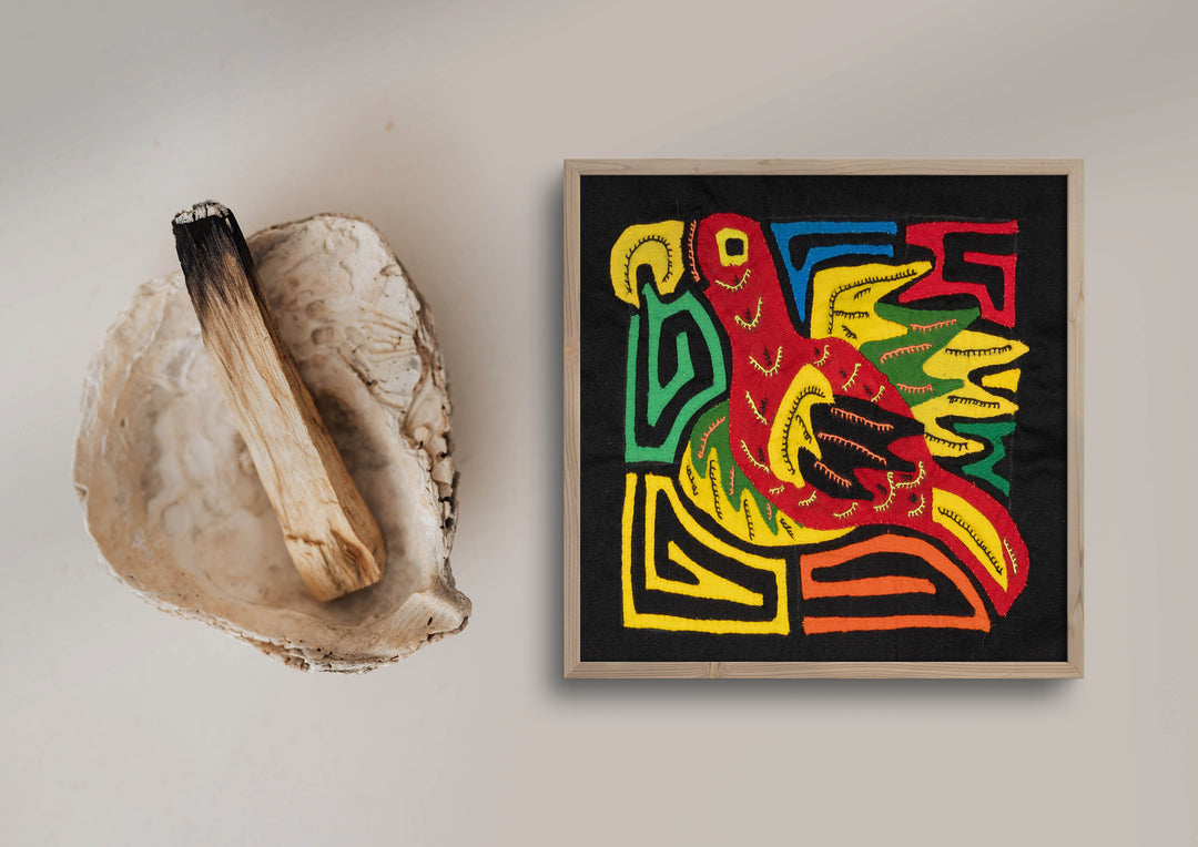 Multicolor Red And Yellow Bird Molita