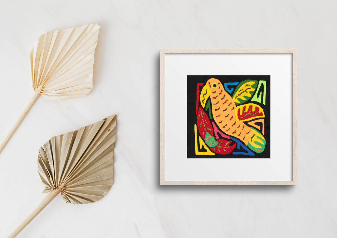 Multicolor Orange Yellow And Red Bird Molita