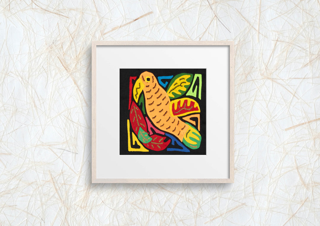 Multicolor Orange Yellow And Red Bird Molita