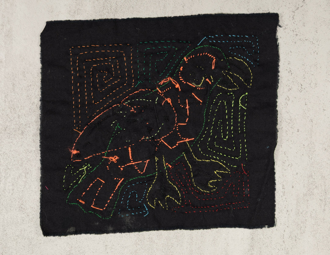 Multicolor Orange And Green Bird Molita