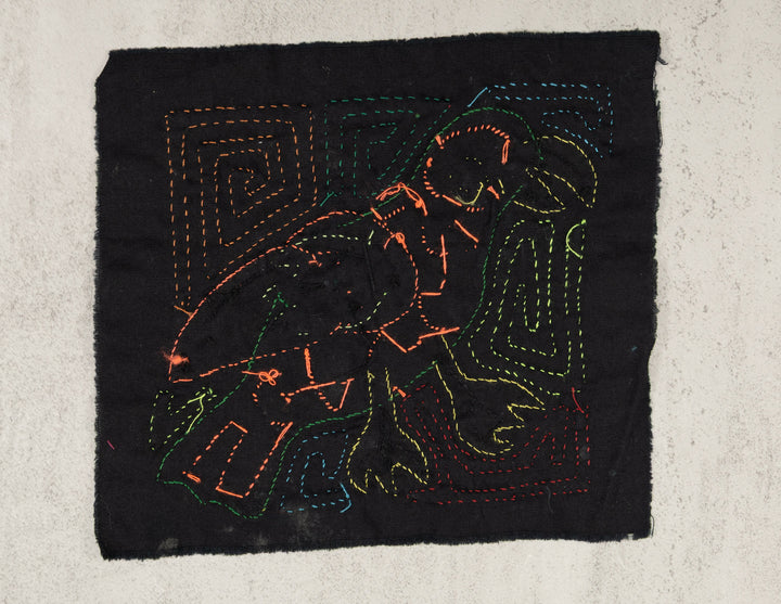 Multicolor Orange And Green Bird Molita