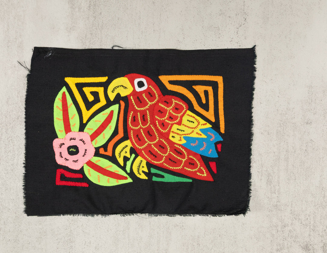 Multicolor Blue And Red Bird Molita