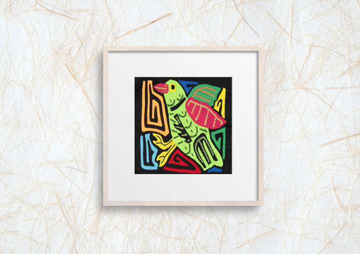 Multicolor Red And Green Bird Molita