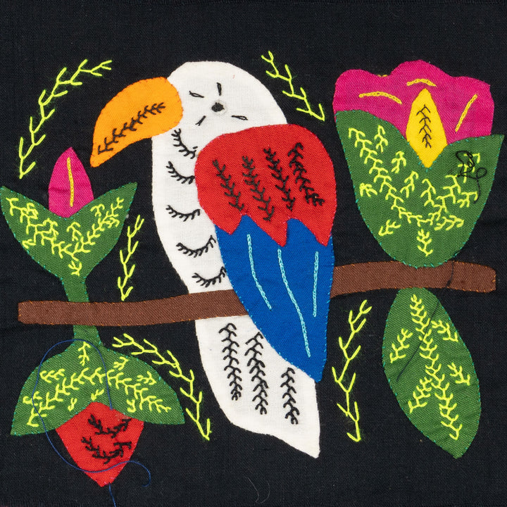 Multicolor White Red And Blue Bird Molita