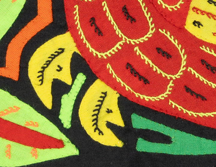 Multicolor Blue And Red Bird Molita